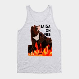 Taiga on fire #2 Tank Top